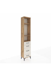Arges Dolap 3 Raflı 4 Çekmeceli 44x30x221 - S28M057V7A