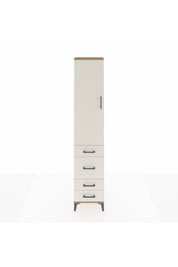 Arges Dolap 2 Raflı 4 Çekmeceli Tek Askılı 44x30x221 - S28M058V7A
