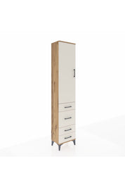 Arges Dolap 2 Raflı 4 Çekmeceli Tek Askılı 44x30x221 - S28M058V7A