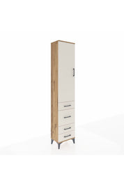 Arges Dolap 3 Raflı 4 Çekmeceli Tek Kapaklı 44x30x221 - S28M059V7A