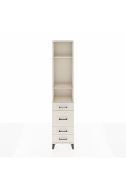 Arges Dolap 3 Raflı 4 Çekmeceli 44x30x221 - S28M060V1A