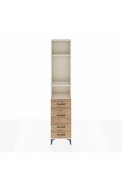 Arges Dolap 3 Raflı 4 Çekmeceli 44x30x221 - S28M060V3A