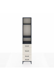 Arges Dolap 3 Raflı 4 Çekmeceli 44x30x221 - S28M060V4A