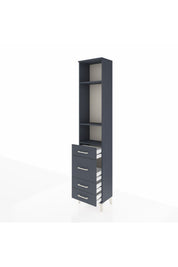 Arges Dolap 3 Raflı 4 Çekmeceli 44x30x221 - S28M060V5A