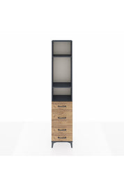 Arges Dolap 3 Raflı 4 Çekmeceli 44x30x221 - S28M060V6A