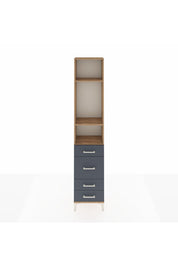 Arges Dolap 3 Raflı 4 Çekmeceli 44x30x221 - S28M060V8A