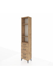 Arges Dolap 3 Raflı 4 Çekmeceli 44x30x221 - S28M060V9A