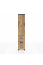 Arges Dolap 2 Raflı 4 Çekmeceli Tek Askılı 44x30x221 - S28M061V6A
