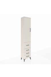 Arges Dolap 3 Raflı 4 Çekmeceli Tek Kapaklı 44x30x221 - S28M062V1A