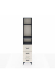 Arges Dolap 3 Raflı 4 Çekmeceli 44x30x221 - S28M063V4A