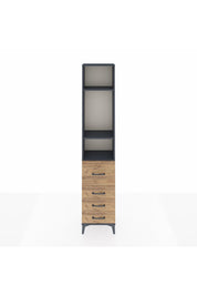 Arges Dolap 3 Raflı 4 Çekmeceli 44x30x221 - S28M063V6A