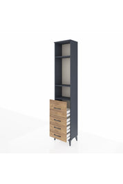 Arges Dolap 3 Raflı 4 Çekmeceli 44x30x221 - S28M063V6A
