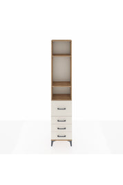 Arges Dolap 3 Raflı 4 Çekmeceli 44x30x221 - S28M063V7A