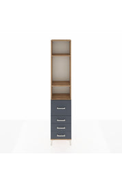 Arges Dolap 3 Raflı 4 Çekmeceli 44x30x221 - S28M063V8A