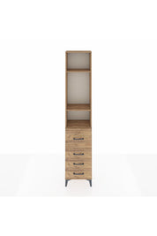 Arges Dolap 3 Raflı 4 Çekmeceli 44x30x221 - S28M063V9A