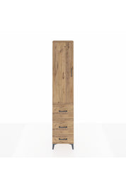 Arges Dolap 2 Raflı 3 Çekmeceli Tek Askılı 44x30x221 - S28M064V9A