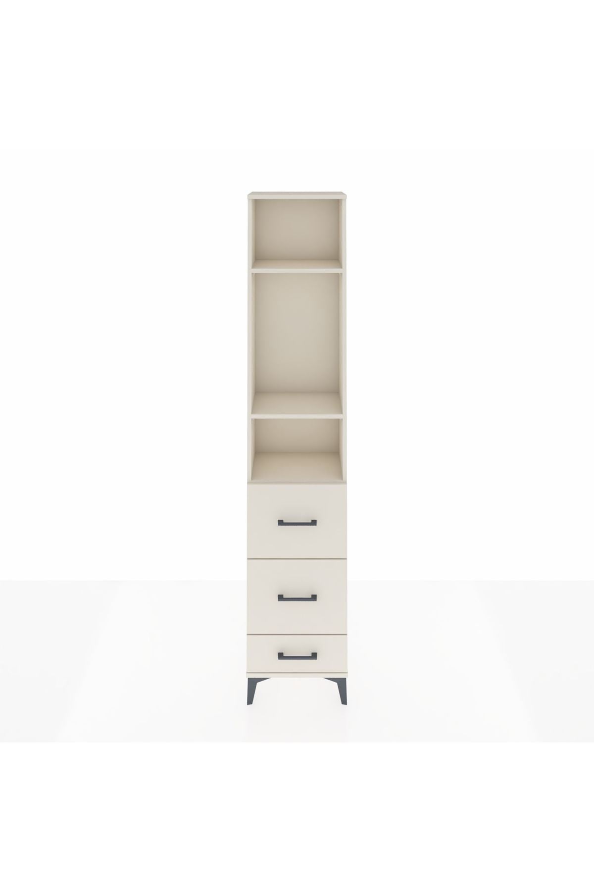 Arges Dolap 3 Raflı 3 Çekmeceli 44x30x221 - S28M066V1A