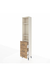 Arges Dolap 3 Raflı 3 Çekmeceli 44x30x221 - S28M066V3A