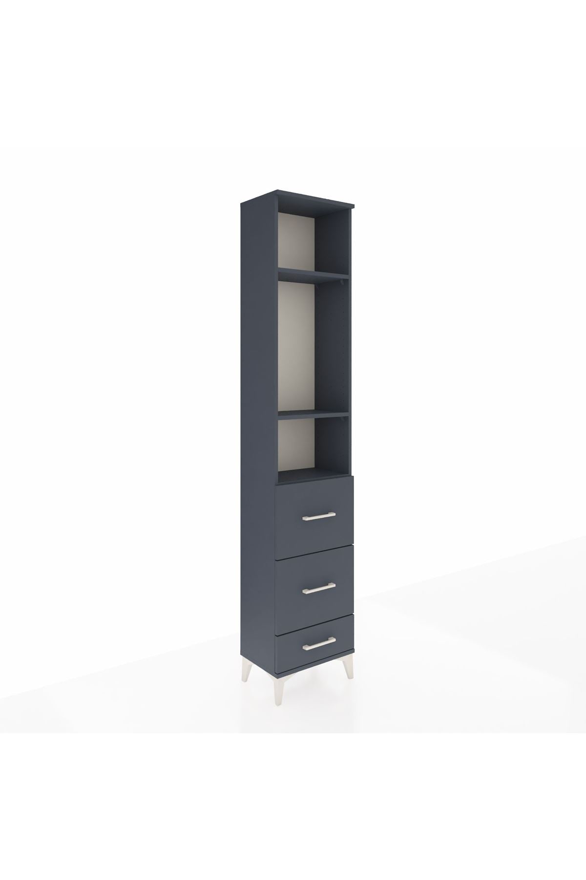 Arges Dolap 3 Raflı 3 Çekmeceli 44x30x221 - S28M066V5A