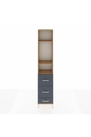 Arges Dolap 3 Raflı 3 Çekmeceli 44x30x221 - S28M066V8A