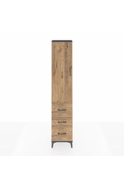 Arges Dolap 2 Raflı 3 Çekmeceli Tek Askılı 44x30x221 - S28M067V6A