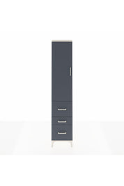 Arges Dolap 3 Raflı 3 Çekmeceli Tek Kapaklı 44x30x221 - S28M068V2A