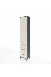 Arges Dolap 3 Raflı 3 Çekmeceli Tek Kapaklı 44x30x221 - S28M068V4A