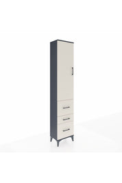 Arges Dolap 3 Raflı 3 Çekmeceli Tek Kapaklı 44x30x221 - S28M068V4A