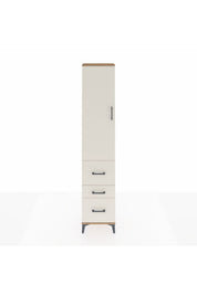 Arges Dolap 3 Raflı 3 Çekmeceli Tek Kapaklı 44x30x221 - S28M068V7A
