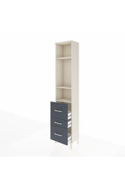 Arges Dolap 3 Raflı 3 Çekmeceli 44x30x221 - S28M069V2A
