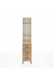 Arges Dolap 3 Raflı 3 Çekmeceli 44x30x221 - S28M069V3A
