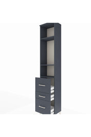 Arges Dolap 3 Raflı 3 Çekmeceli 44x30x221 - S28M069V5A