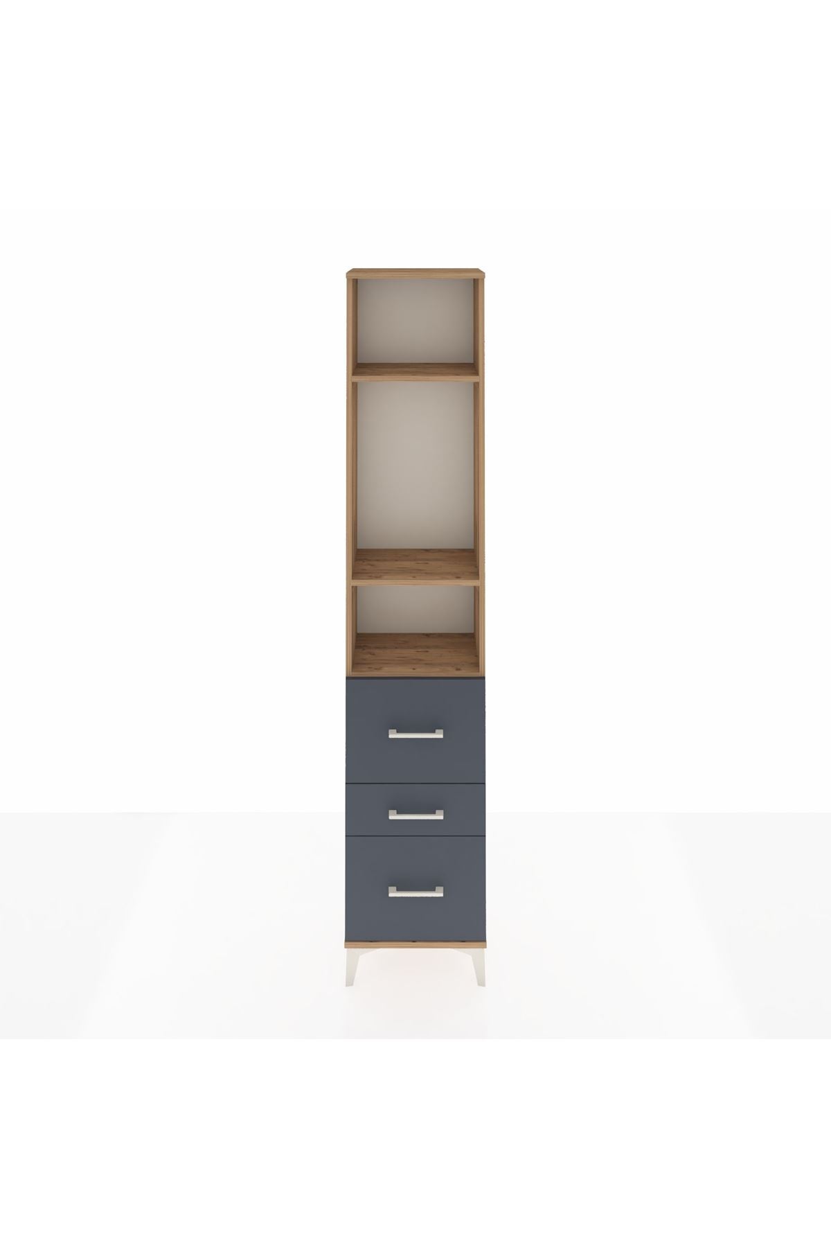 Arges Dolap 3 Raflı 3 Çekmeceli 44x30x221 - S28M069V8A