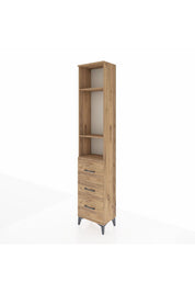 Arges Dolap 3 Raflı 3 Çekmeceli 44x30x221 - S28M069V9A