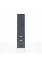Arges Dolap 2 Raflı 3 Çekmeceli Tek Askılı 44x30x221 - S28M070V2A