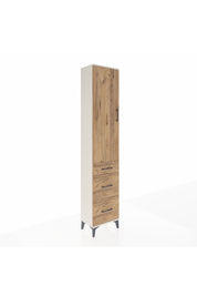 Arges Dolap 2 Raflı 3 Çekmeceli Tek Askılı 44x30x221 - S28M070V3A