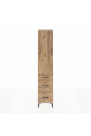 Arges Dolap 2 Raflı 3 Çekmeceli Tek Askılı 44x30x221 - S28M070V3A