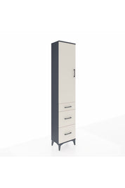 Arges Dolap 2 Raflı 3 Çekmeceli Tek Askılı 44x30x221 - S28M070V4A