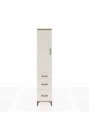 Arges Dolap 2 Raflı 3 Çekmeceli Tek Askılı 44x30x221 - S28M070V7A