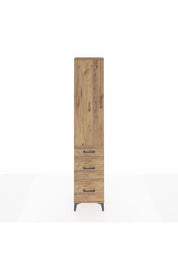Arges Dolap 2 Raflı 3 Çekmeceli Tek Askılı 44x30x221 - S28M070V9A