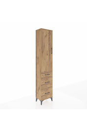 Arges Dolap 2 Raflı 3 Çekmeceli Tek Askılı 44x30x221 - S28M070V9A