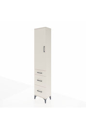 Arges Dolap 3 Raflı 3 Çekmeceli Tek Kapaklı 44x30x221 - S28M071V1A