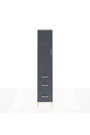 Arges Dolap 3 Raflı 3 Çekmeceli Tek Kapaklı 44x30x221 - S28M071V2A