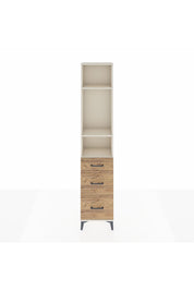 Arges Dolap 3 Raflı 3 Çekmeceli 44x30x221 - S28M072V3A