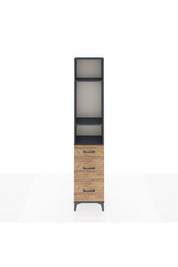 Arges Dolap 3 Raflı 3 Çekmeceli 44x30x221 - S28M072V6A