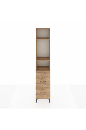 Arges Dolap 3 Raflı 3 Çekmeceli 44x30x221 - S28M072V9A