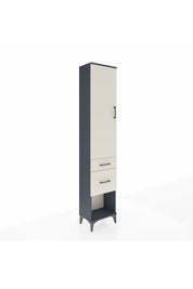 Arges Dolap 2 Raflı 2 Çekmeceli Tek Askılı 44x30x221 - S28M073V4A