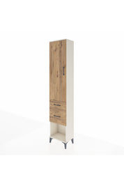 Arges Dolap 3 Raflı 2 Çekmeceli Tek Kapaklı 44x30x221 - S28M074V3A