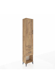 Arges Dolap 3 Raflı 2 Çekmeceli Tek Kapaklı 44x30x221 - S28M074V9A