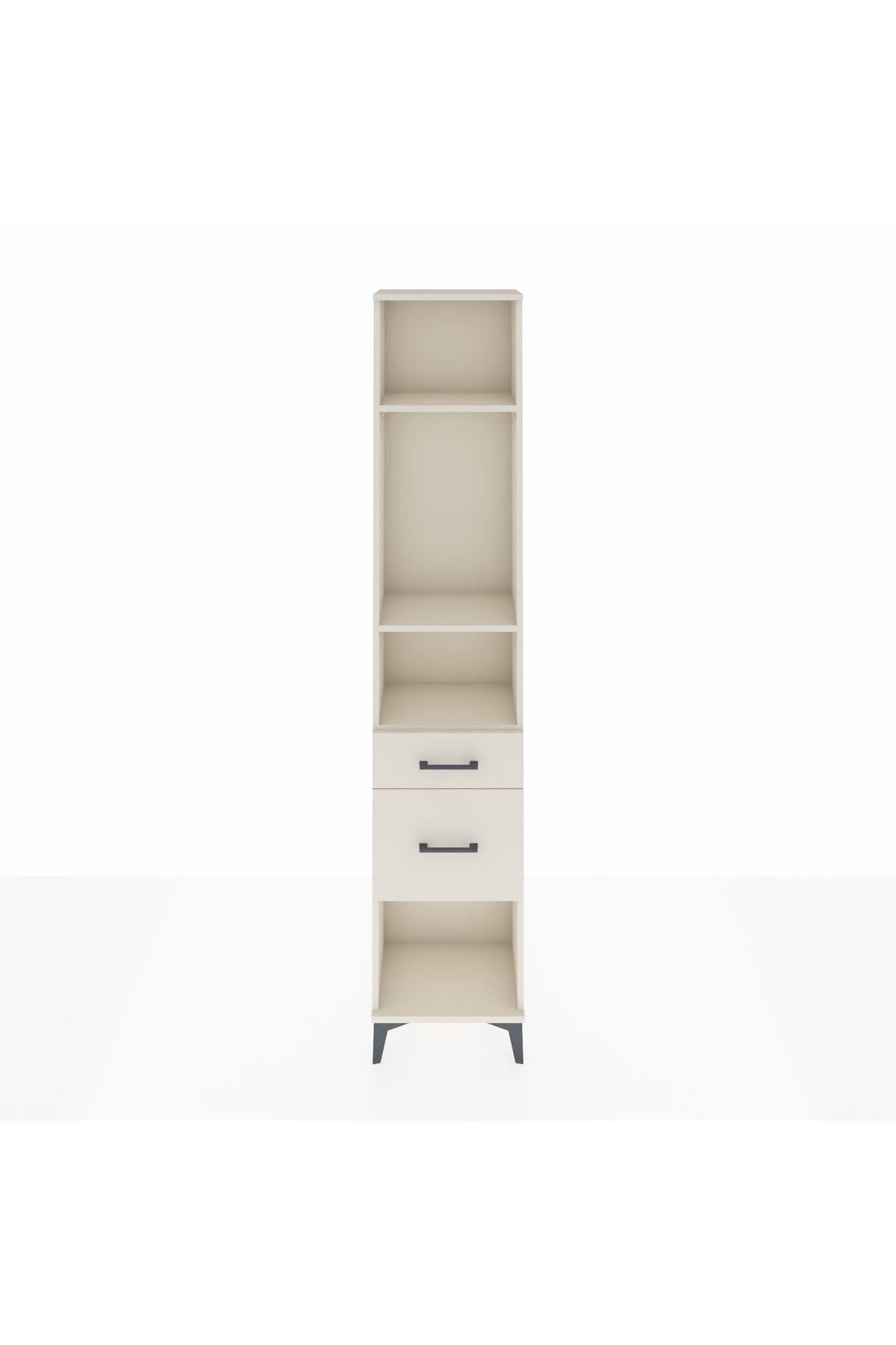 Arges Dolap 3 Raflı 2 Çekmeceli 44x30x221 - S28M075V1A